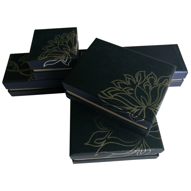 Fornecedor de caixa de embalagem de papel para joias por atacado