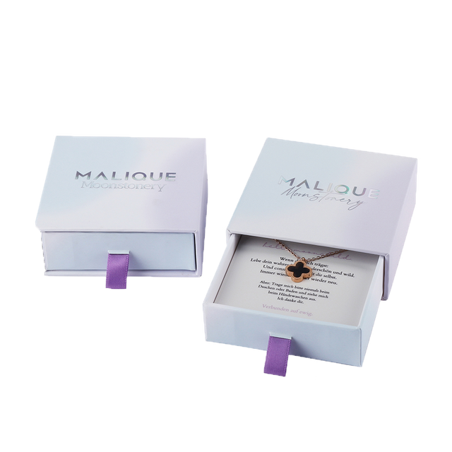 Fornecedor de caixa de embalagem de papel para joias personalizadas