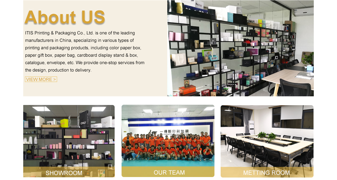 Fábrica de embalagens de papel para porta-joias ITIS da China