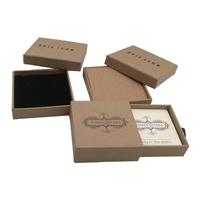 Fornecedor de caixas de papel para joias de papelão com pacote de luxo personalizado