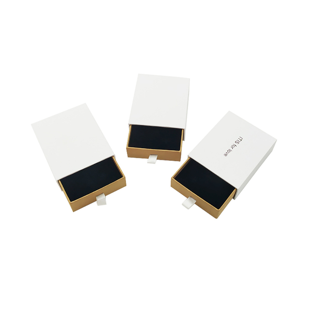 Fornecedor de caixa de papel para embalagem de anel personalizado natural