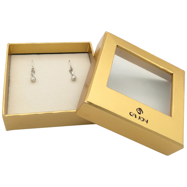 Fábrica de embalagens de caixas de papel para joias personalizadas