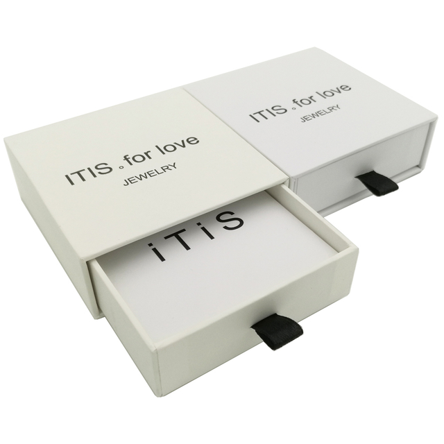 Fábrica de caixa de papel para embalagem de anel OEM com impressão de logotipo