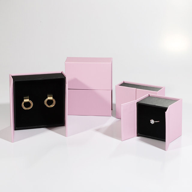 Caixa de embalagem de marca de joias personalizada