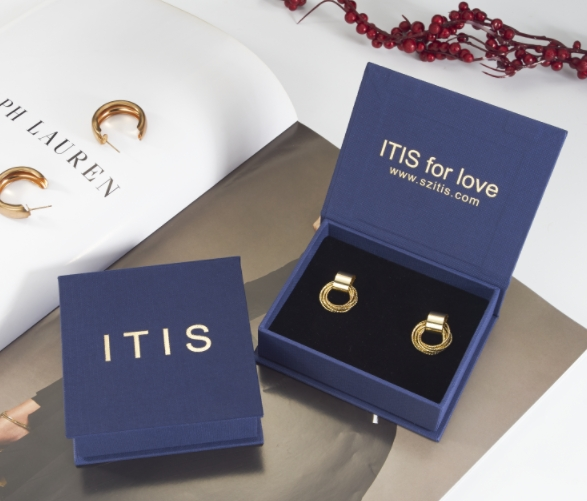 Fábrica de embalagens de papel para guarda-joias OEM de alta qualidade