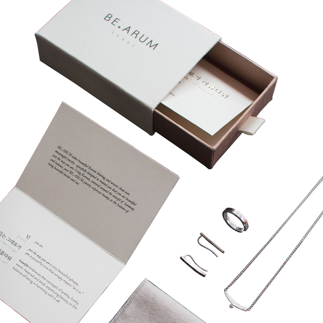 Fabricante de caixa de papel para embalagem de brinco personalizado de luxo da China