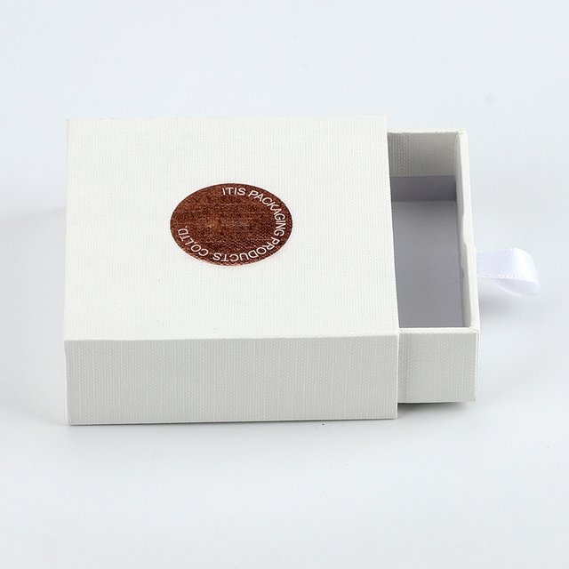 Caixa de papel personalizada com pacote de brinco de papelão elegante da fábrica na China