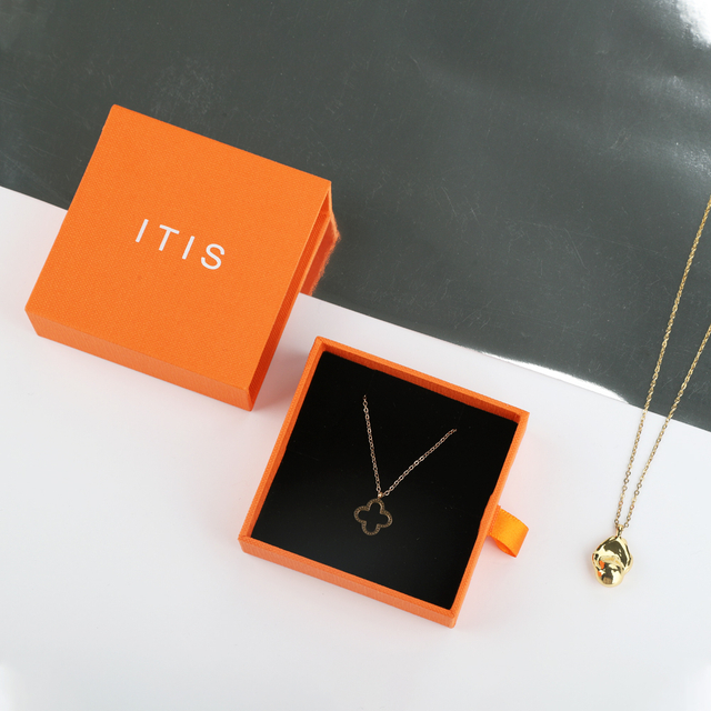 Caixa de embalagem de anel personalizado natural atacado de fábrica