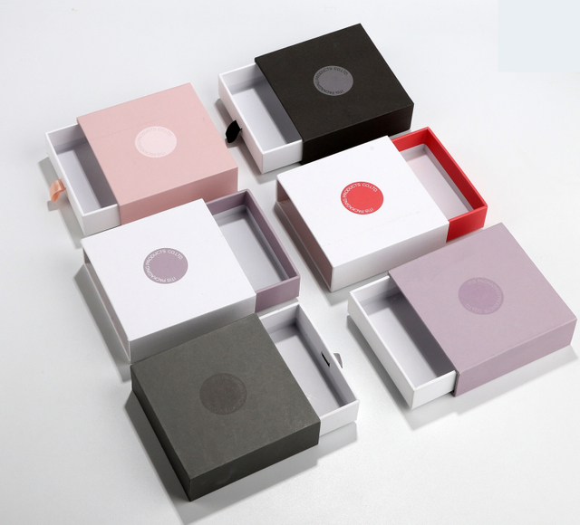 Personalize o fabricante luxuoso da caixa de papel do pacote do mini brinco da China