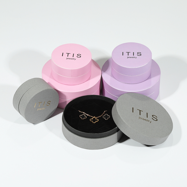 Fábrica de caixa de papel para embalagem de joias personalizáveis ​​de venda quente