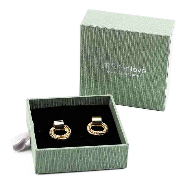 atacado Caixa de orelha de papel de luxo personalizadaanel