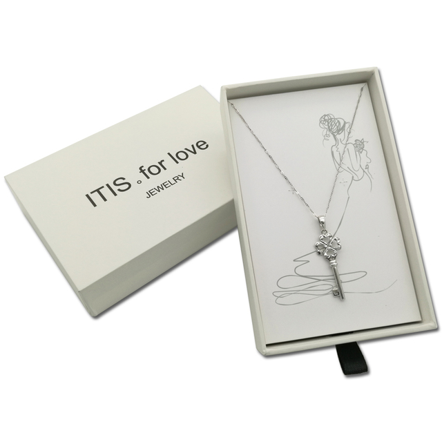 Caixa de gaveta com orelha impressa com mini logotipoanel