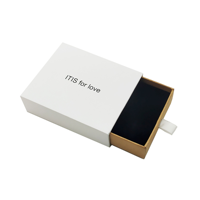 Fornecedor de embalagens de caixa de papel com anel de gaveta personalizado