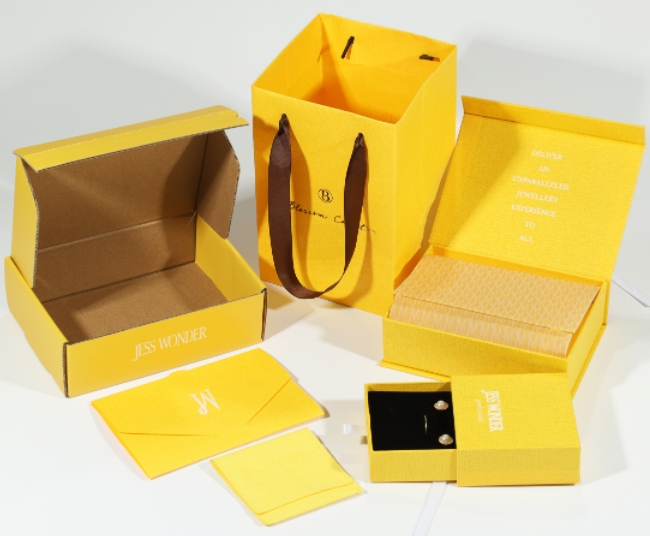 Fábrica de embalagens de caixas de papel para joias personalizadas