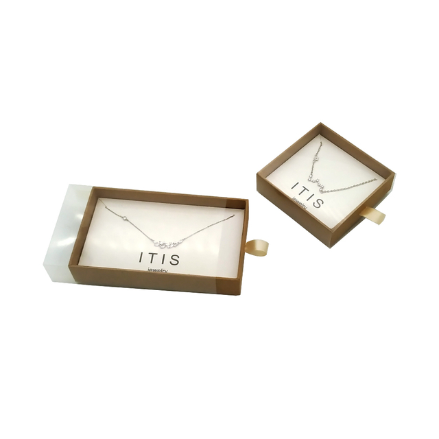 Embalagem de joias Hermes de luxo em papelão personalizado