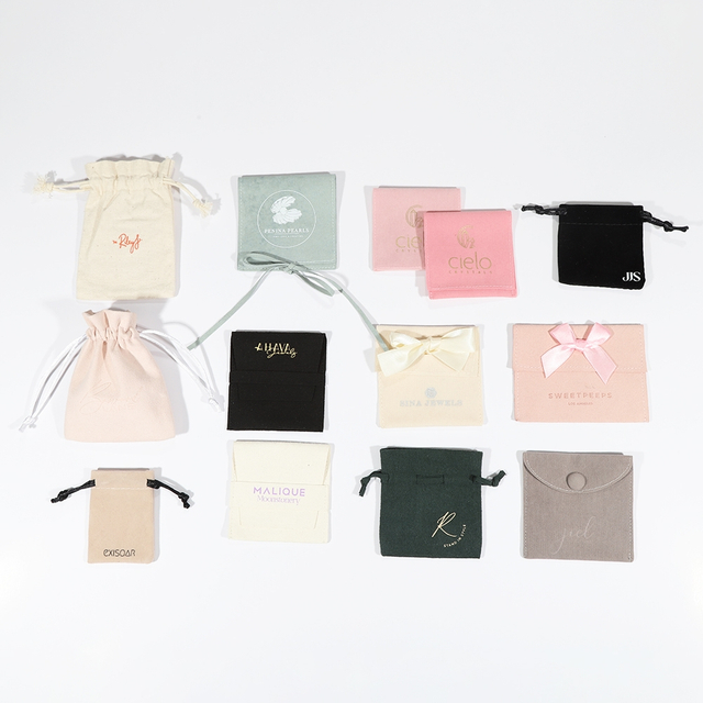 individuação personalização bolsa de veludo no atacado