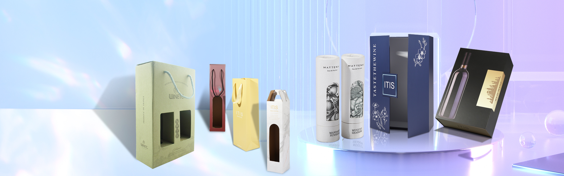 Custom wine packaging box - personalized packaging solutions by ITIS Packaging Factory