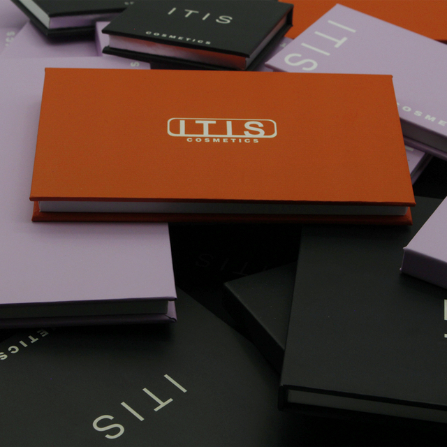 Caixa de embalagem de paleta de sombras de papelão personalizada