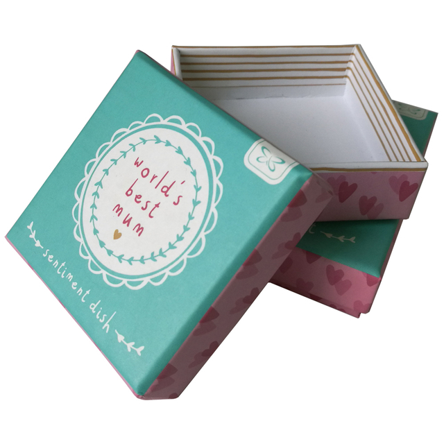 Caixa de papel para joias exclusiva personalizada com fábrica de impressão de logotipo