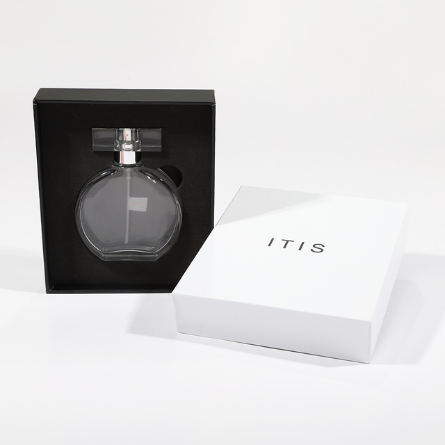 Pacote de caixa de papelão de perfume Hermes de luxo