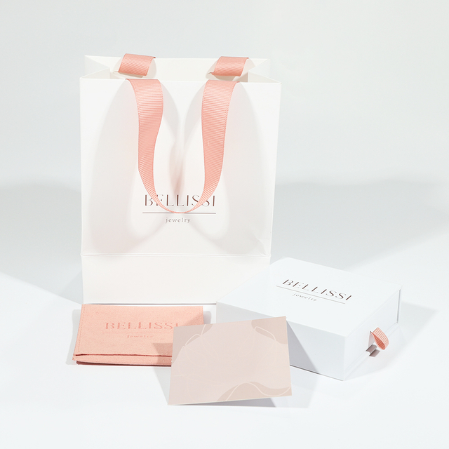 Caixa de pacote de anel de papel exclusivo personalizado