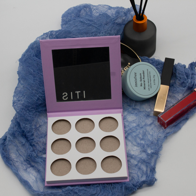 Caixa de embalagem de sombra de papelão luxuosa personalizada