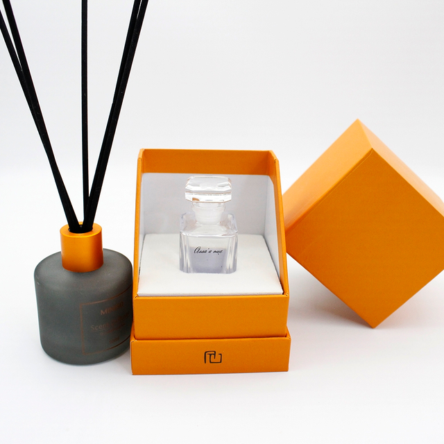 Embalagem de caixa de papel de perfume de amostra personalizada