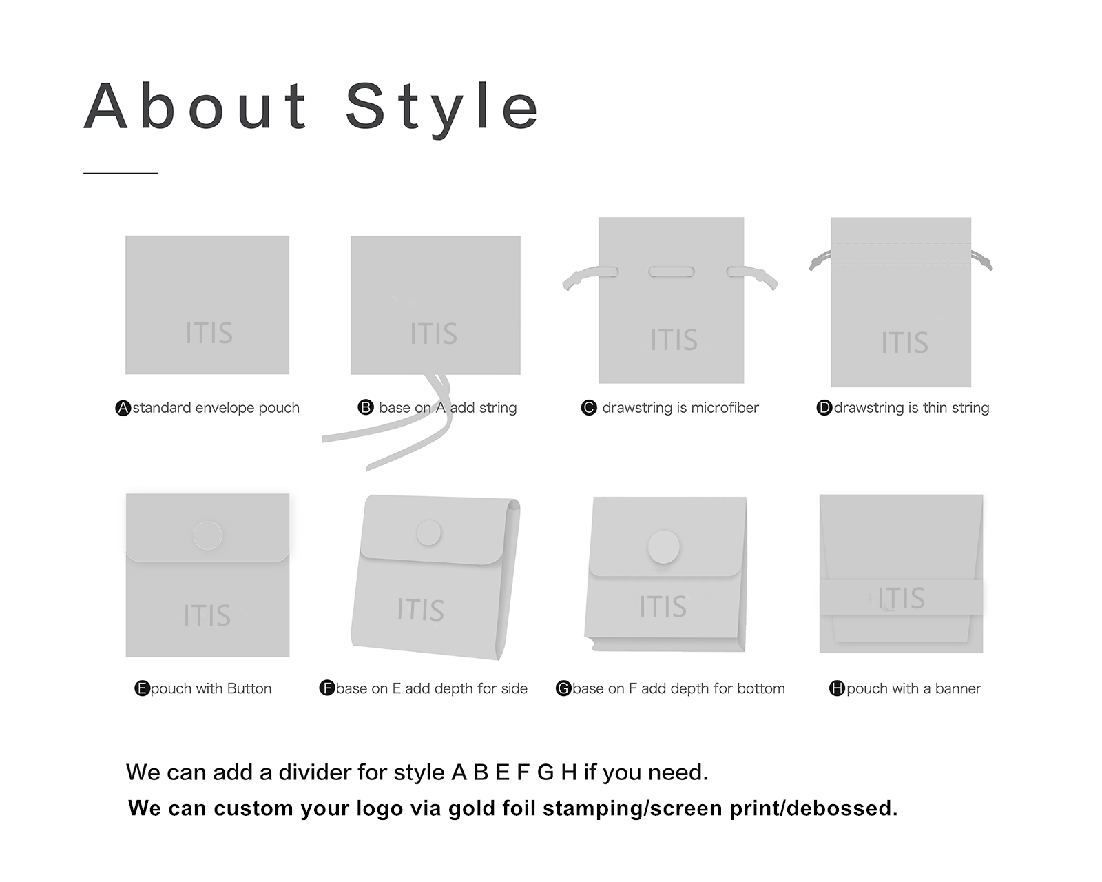 Estilo bolsa de pano